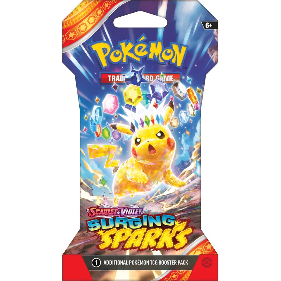 Pokémon TCG Scarlet & Violet Surging Sparks sleeved booster