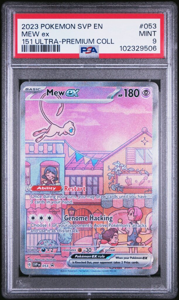 2023 · POKEMON SVP EN-SV BLACK STAR PROMO · MEW ex · #053 · PSA MINT 9