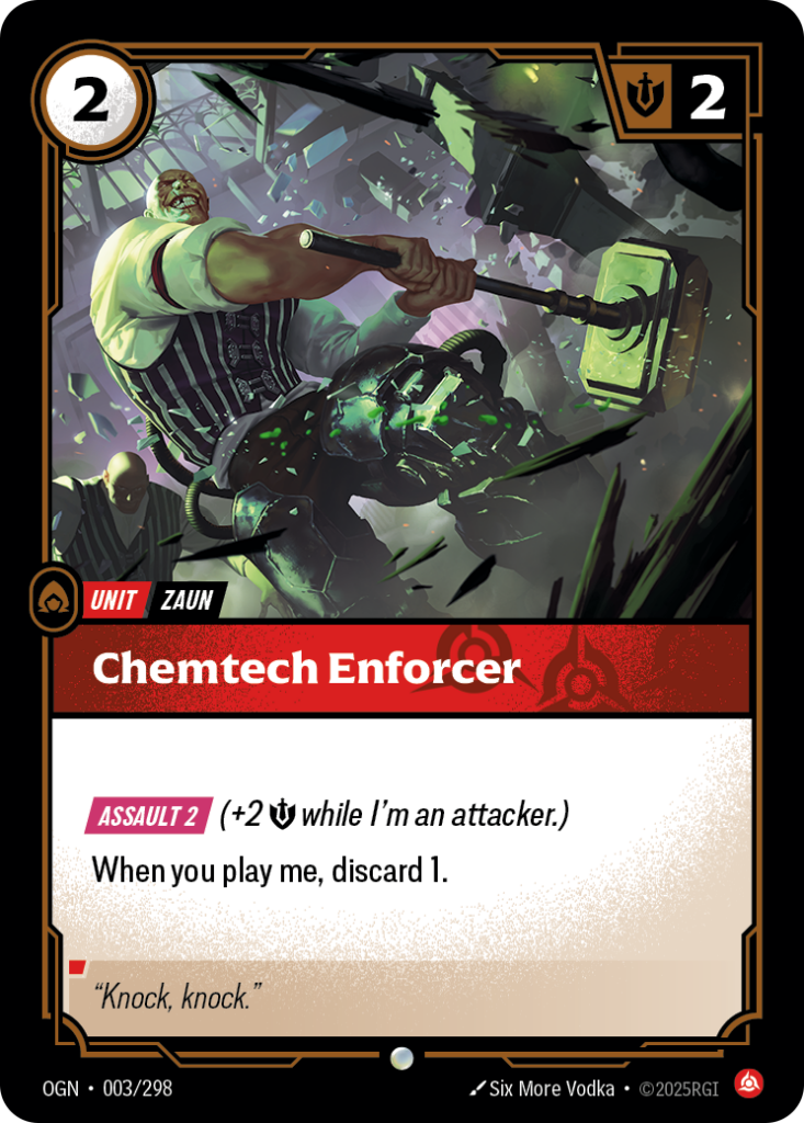 Chemtech Enforcer OGN-003/298 – Origins – Non-Foil