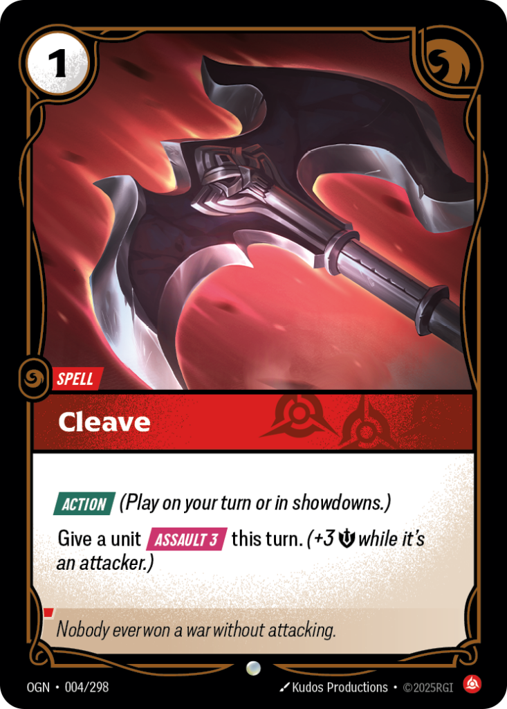 Cleave OGN-004/298 – Origins – Foil