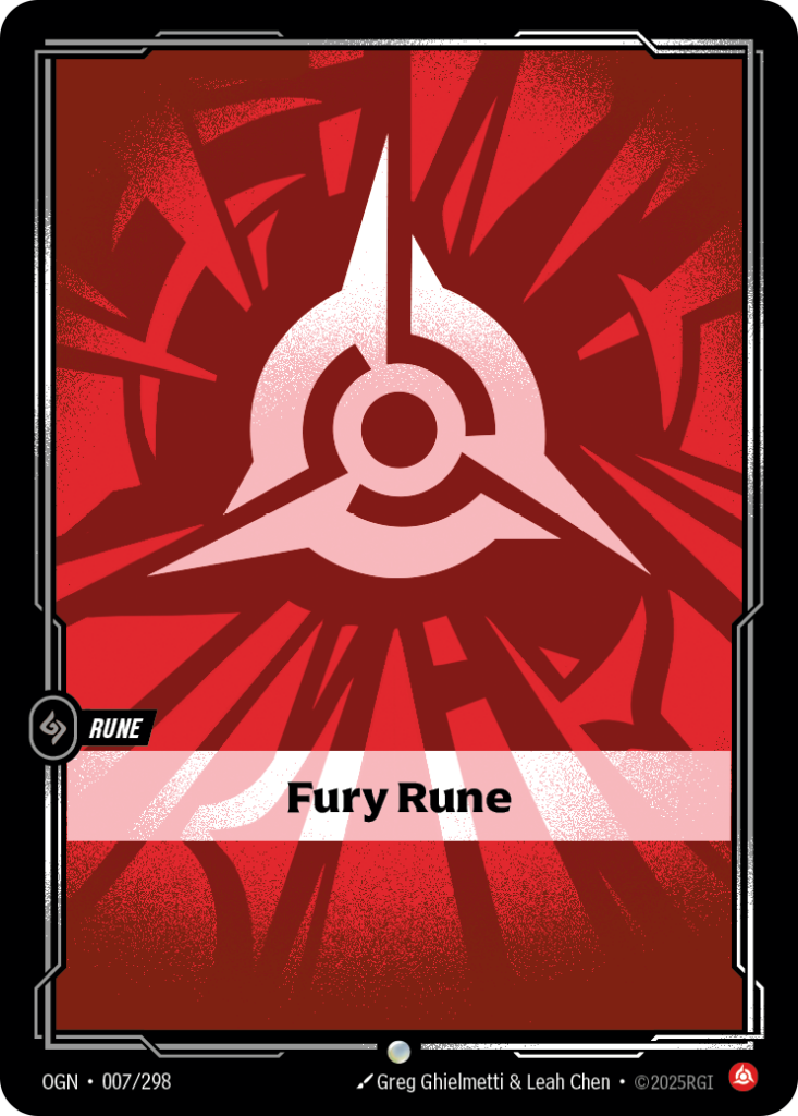 Fury Rune OGN-007/298 – Origins – Foil