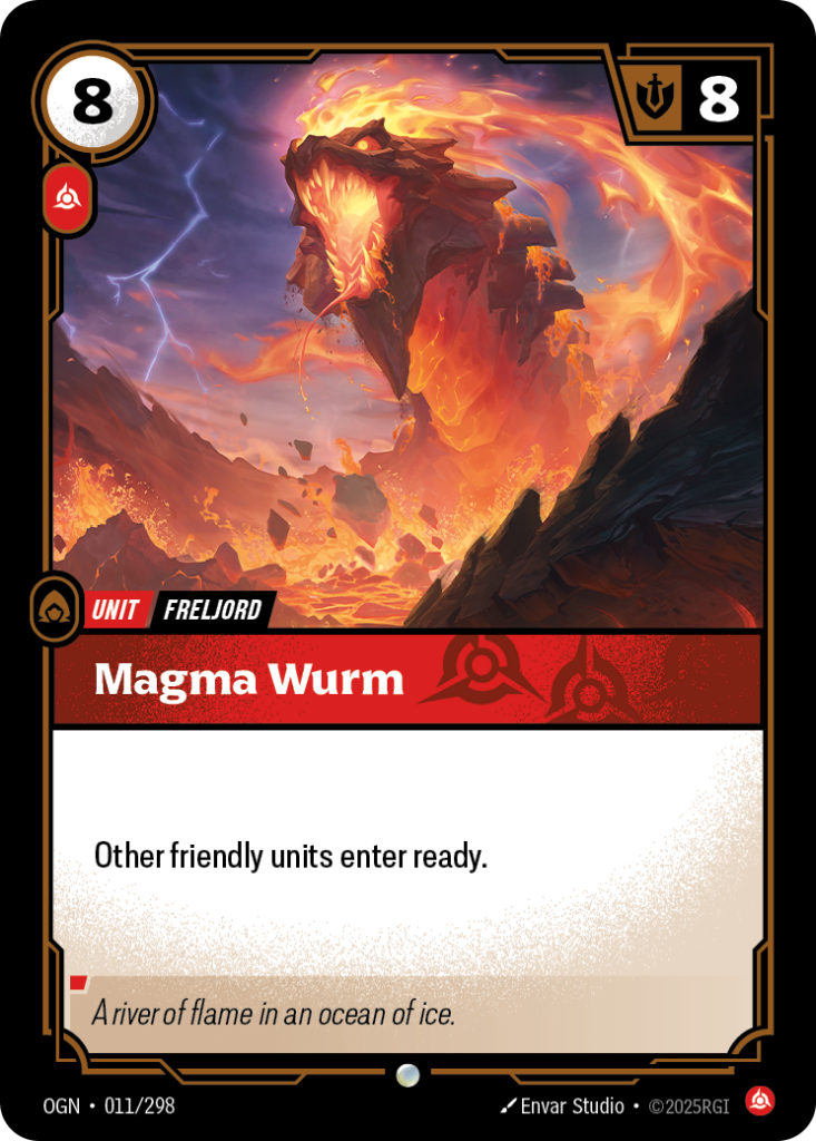 Magma Wurm OGN-011/298 – Origins – Foil