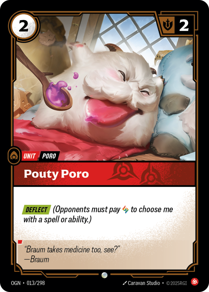Pouty Poro OGN-013/298 – Origins – Foil