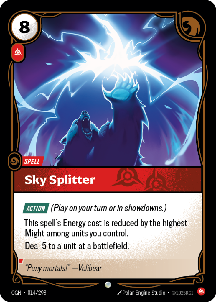 Sky Splitter OGN-014/298 – Origins – Foil