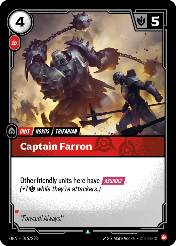 Captain Farron OGN-015/298 – Origins – Foil