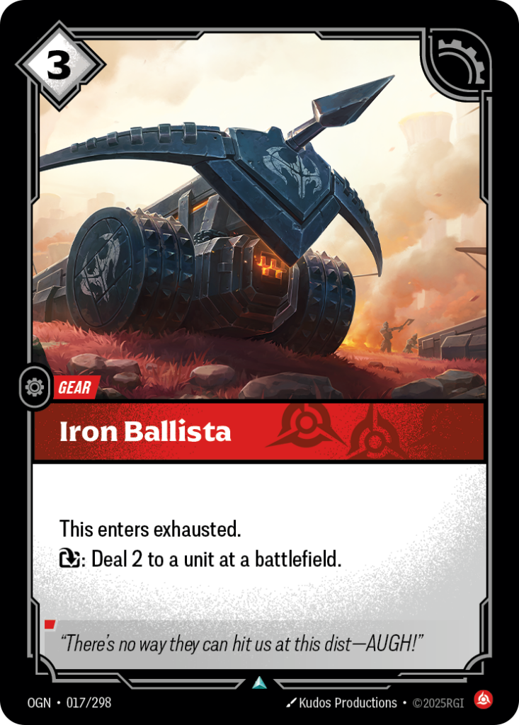 Iron Ballista OGN-017/298 – Origins – Non-Foil