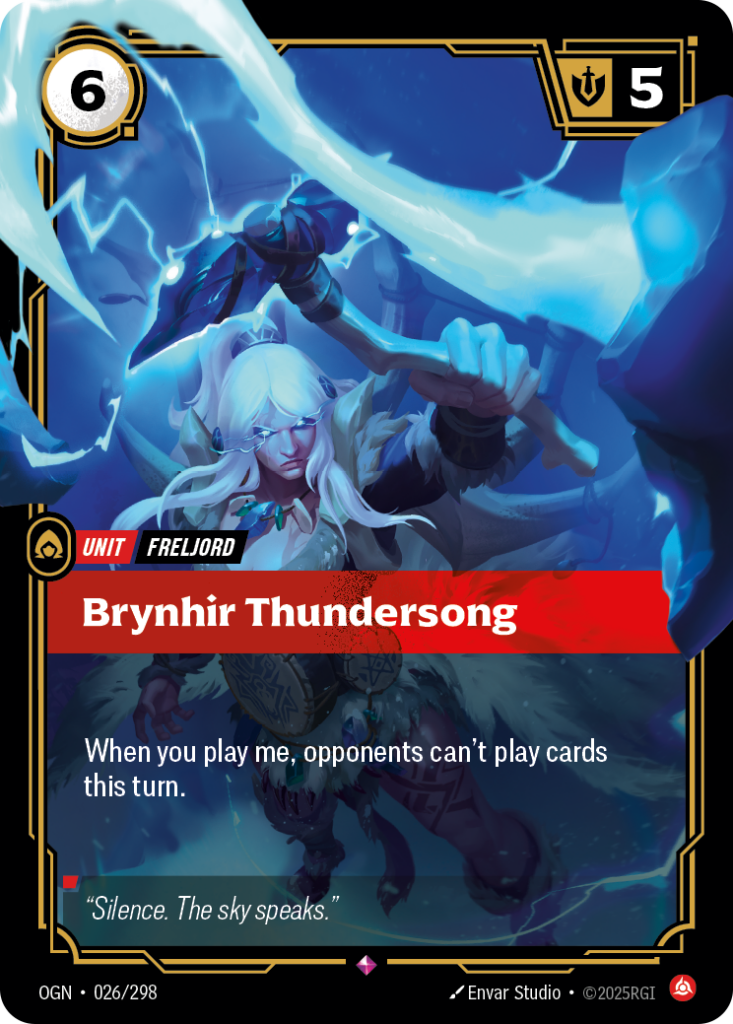 Brynhir Thundersong OGN-026/298 – Origins – Foil