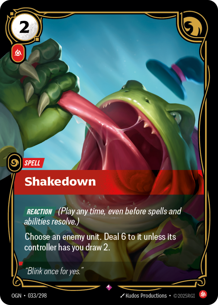 Shakedown OGN-033/298 – Origins – Foil