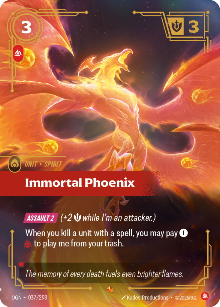 Immortal Phoenix OGN-037/298 – Origins – Foil