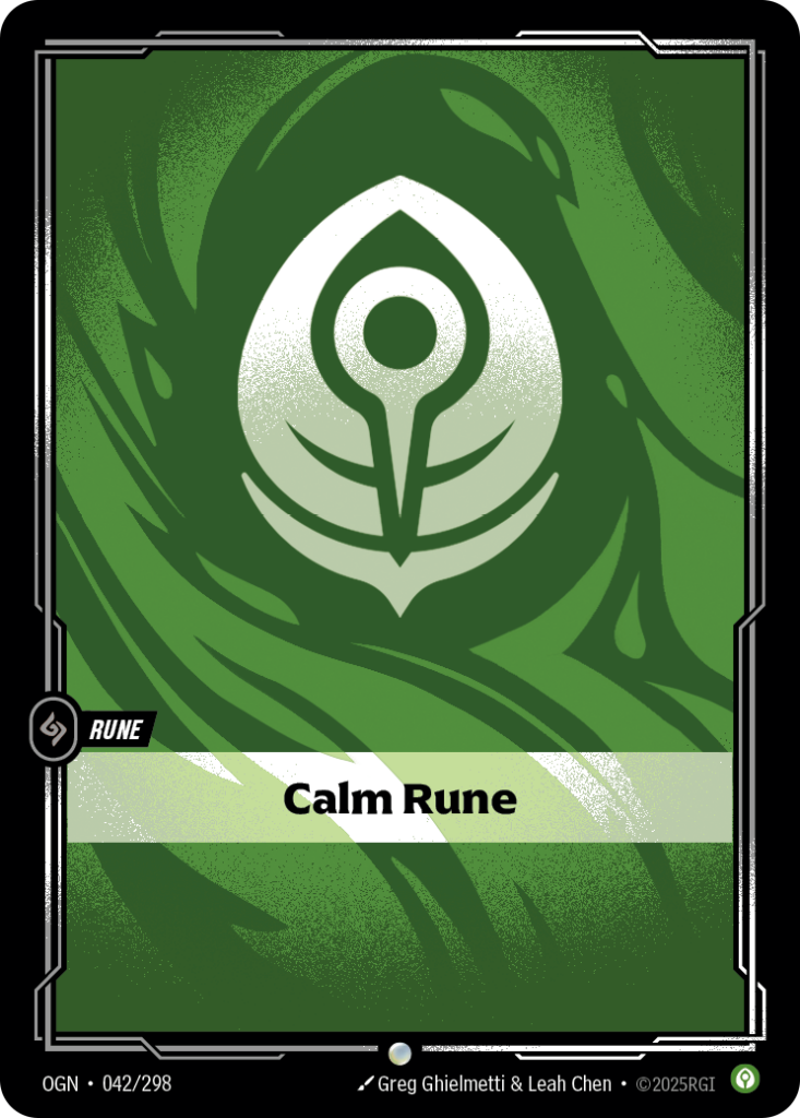 Calm Rune OGN-042/298 – Origins – Foil