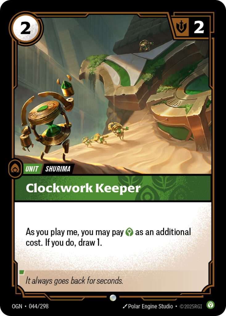 Clockwork Keeper OGN-044/298 – Origins – Non-Foil