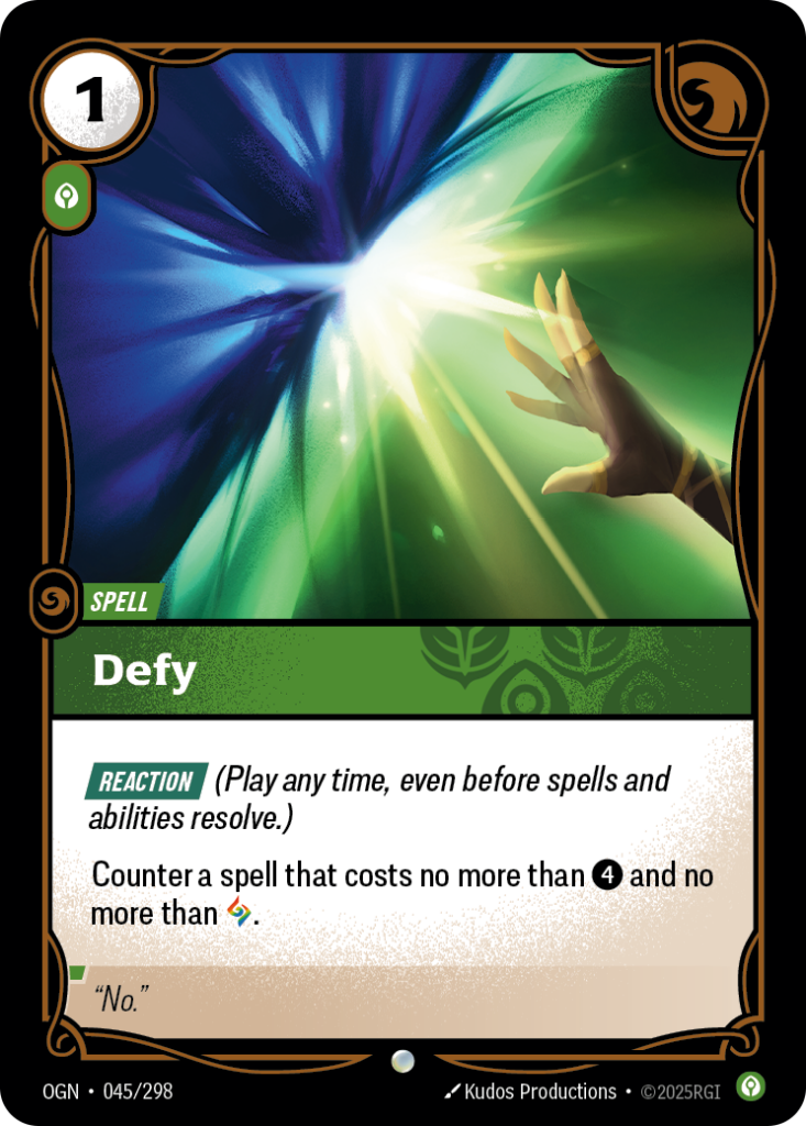 Defy OGN-045/298 – Origins – Foil
