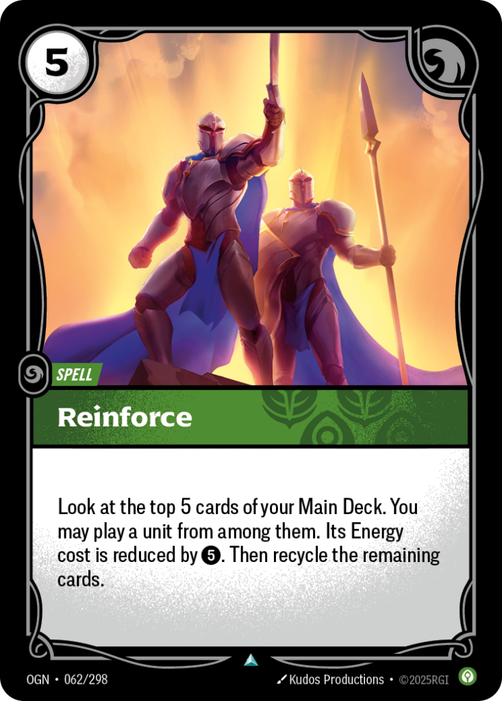 Reinforce OGN-062/298 – Origins – Non-Foil