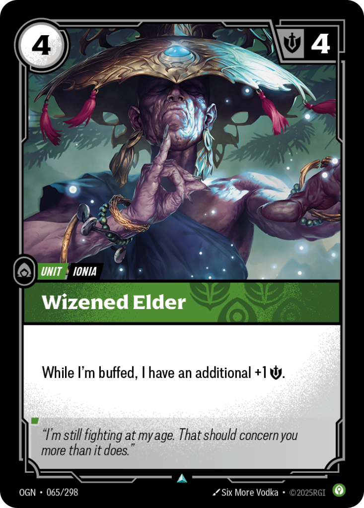 Wizened Elder OGN-065/298 – Origins – Non-Foil