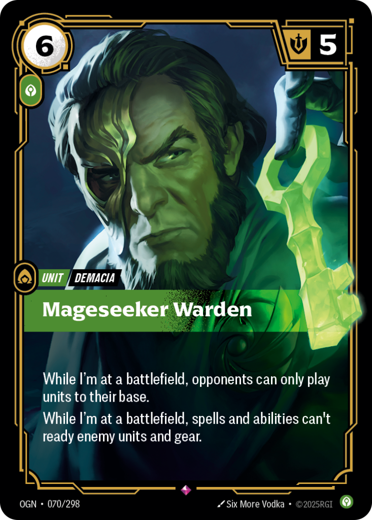 Mageseeker Warden OGN-070/298 – Origins – Foil