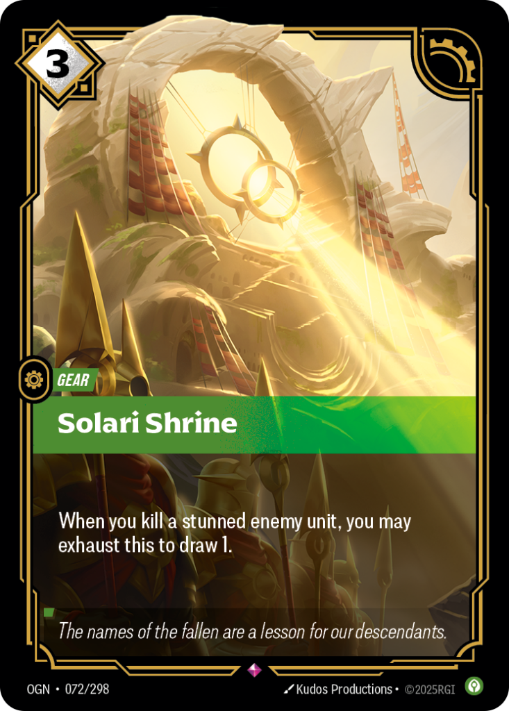 Solari Shrine OGN-072/298 – Origins – Foil