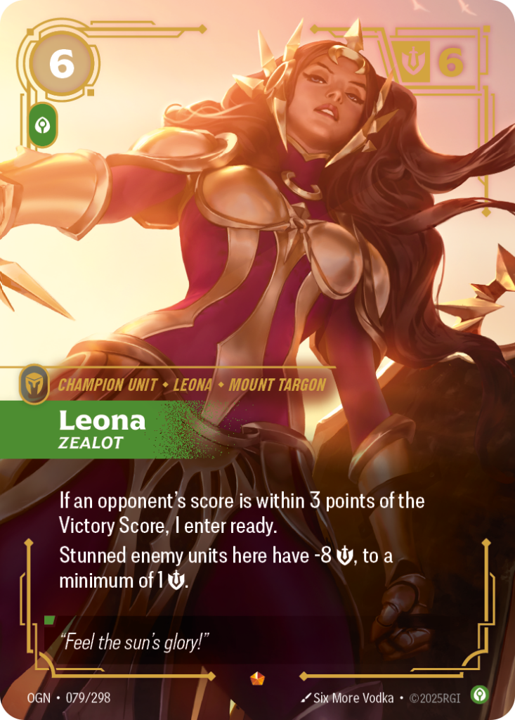 Leona, Zealot OGN-079/298 – Origins – Foil