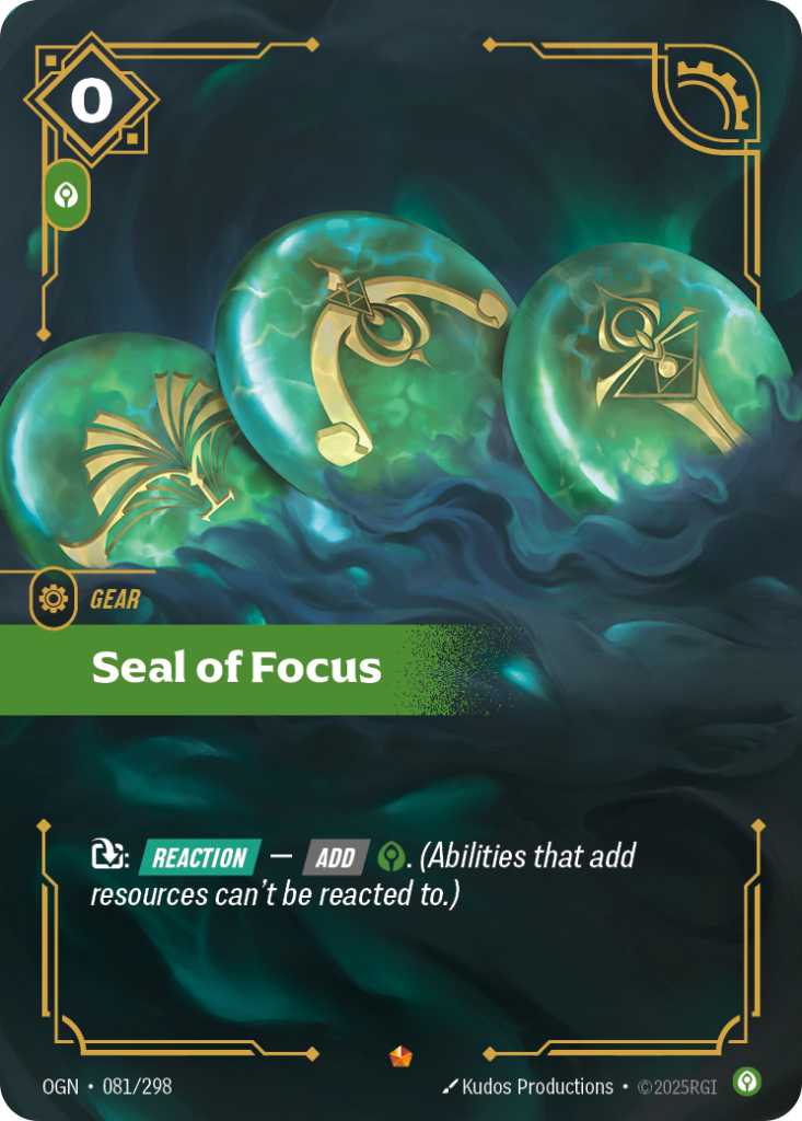 Seal of Focus OGN-081/298 – Origins – Foil
