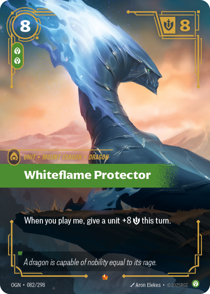 Whiteflame Protector OGN-082/298 – Origins – Foil