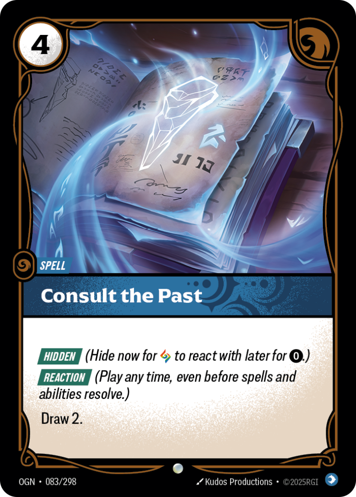 Consult the Past OGN-083/298 – Origins – Non-Foil