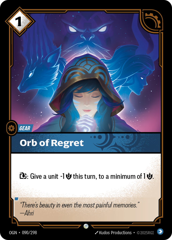 Orb of Regret OGN-090/298 – Origins – Non-Foil