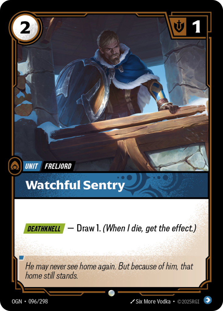 Watchful Sentry OGN-096/298 – Origins – Non-Foil