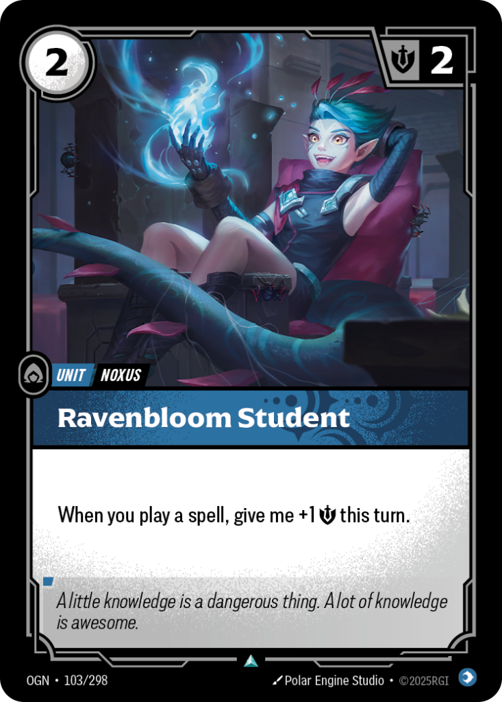Ravenbloom Student OGN-103/298 – Origins – Non-Foil