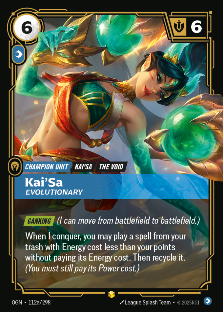 Kai'Sa, Evolutionary OGN-112A/298 – Origins – Alternate Art Foil