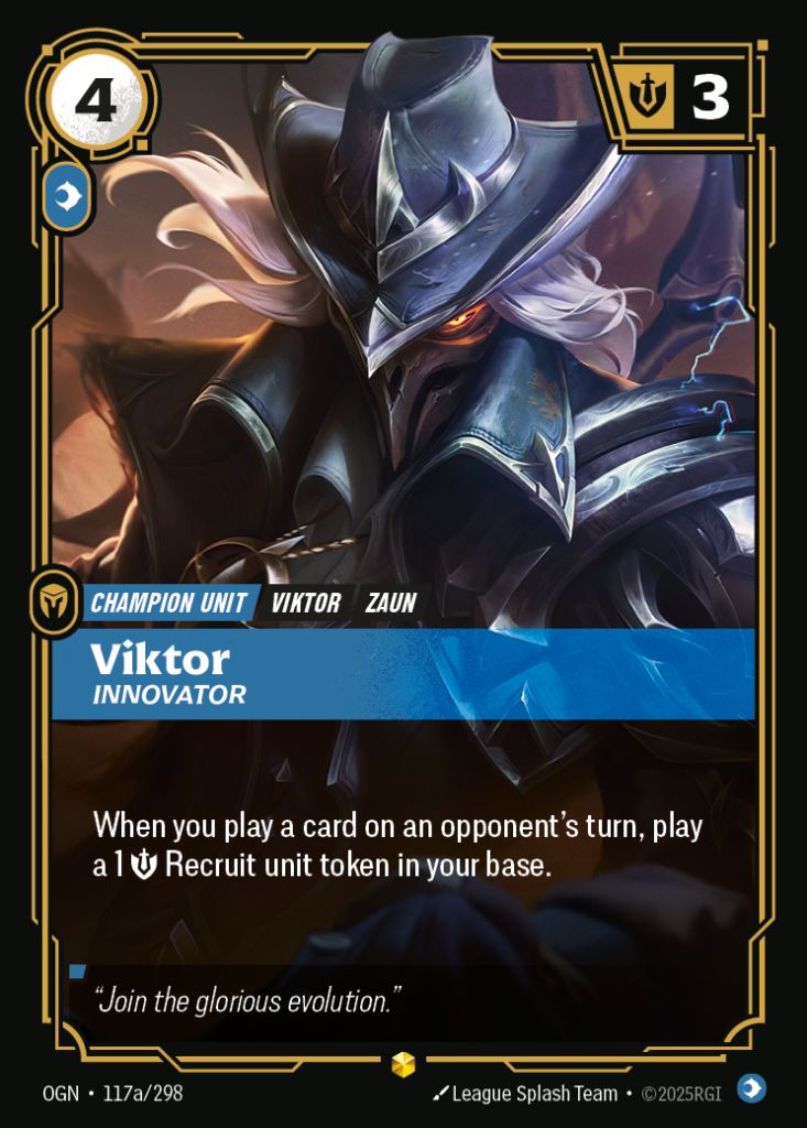 Viktor, Innovator OGN-117A/298 – Origins – Alternate Art Foil
