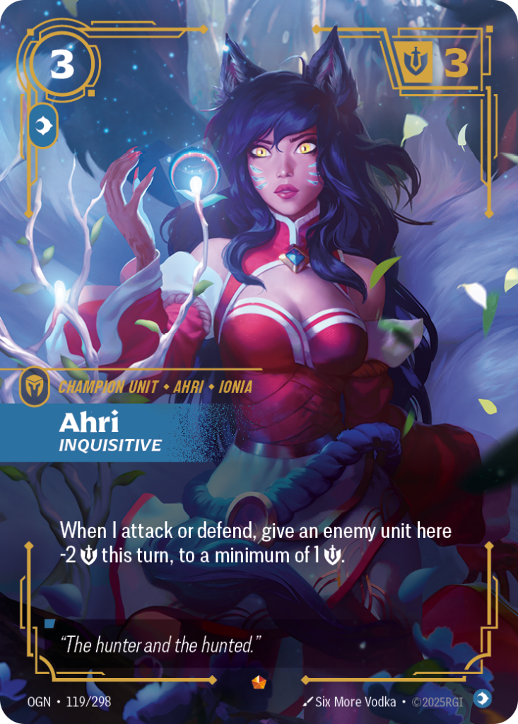 Ahri, Inquisitive OGN-119/298 – Origins – Foil