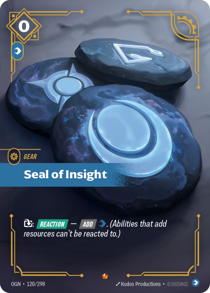 Seal of Insight OGN-120/298 – Origins – Foil