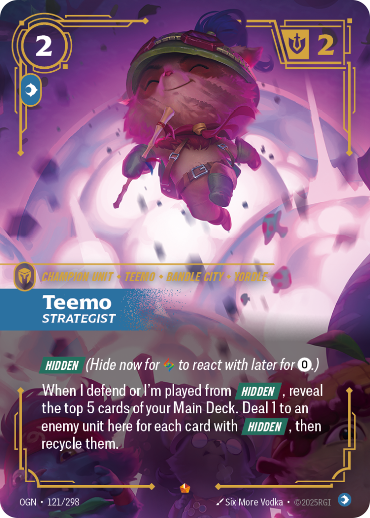 Teemo, Strategist OGN-121/298 – Origins – Foil