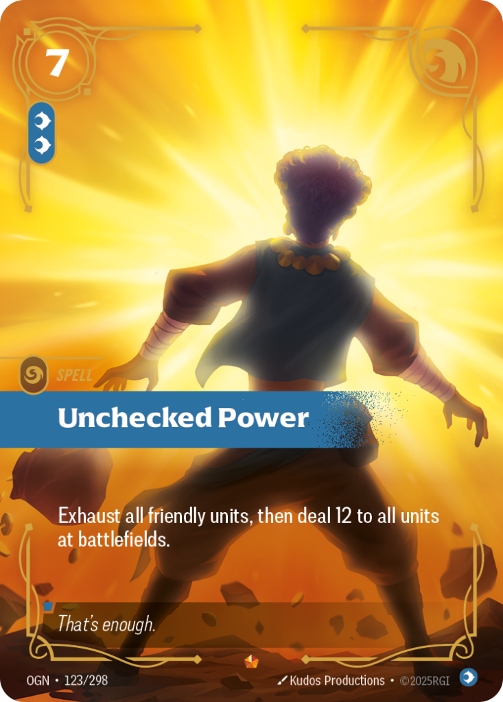 Unchecked Power OGN-123/298 – Origins – Foil