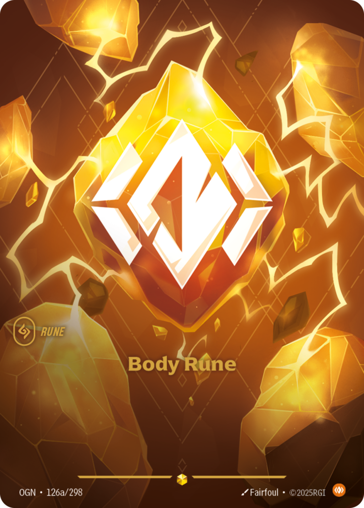Body Rune OGN-126A/298 – Origins – Alternate Art Foil