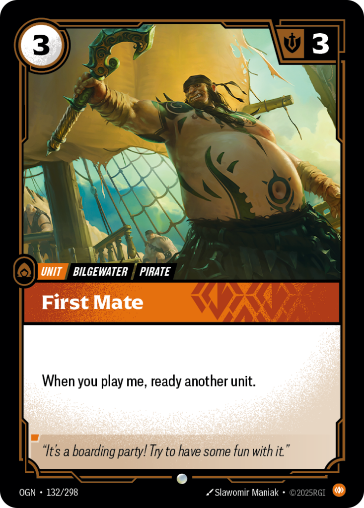First Mate OGN-132/298 – Origins – Non-Foil