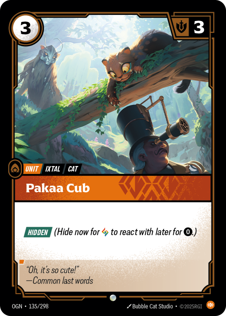 Pakaa Cub OGN-135/298 – Origins – Non-Foil