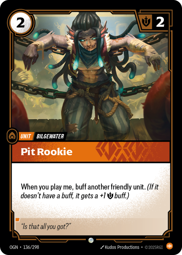 Pit Rookie OGN-136/298 – Origins – Foil