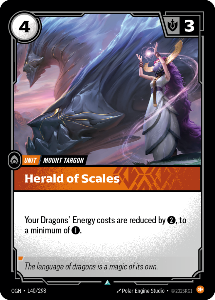 Herald of Scales OGN-140/298 – Origins – Foil