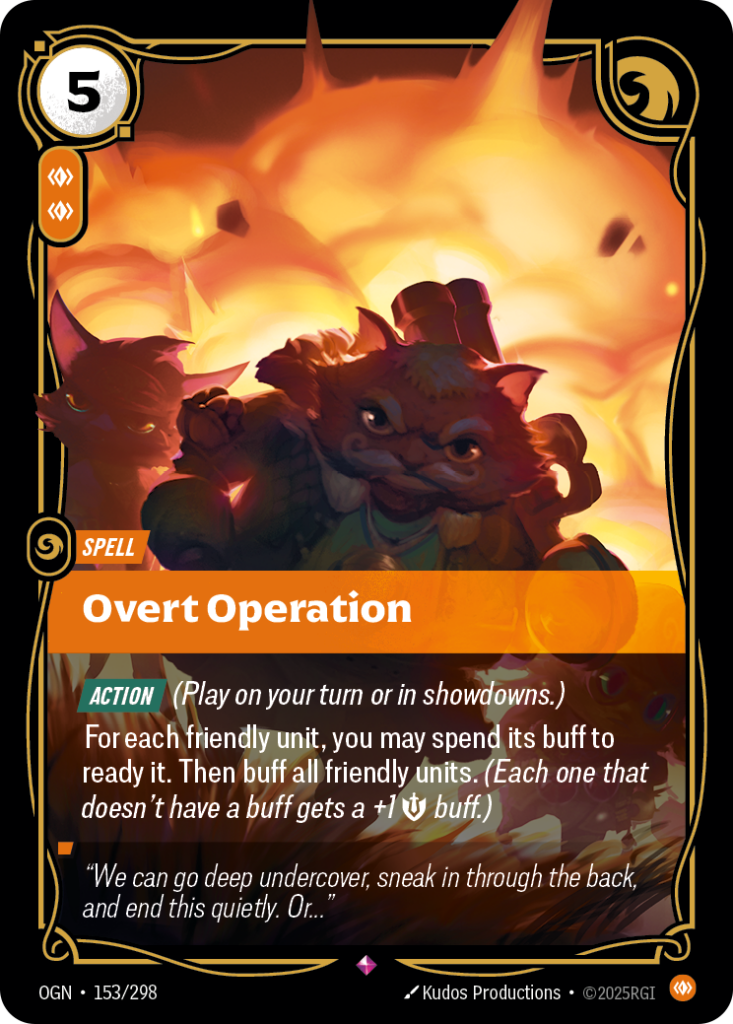 Overt Operation OGN-153/298 – Origins – Foil