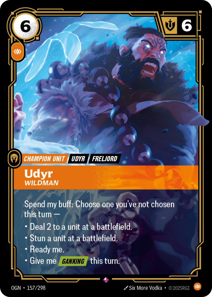 Udyr, Wildman OGN-157/298 – Origins – Foil