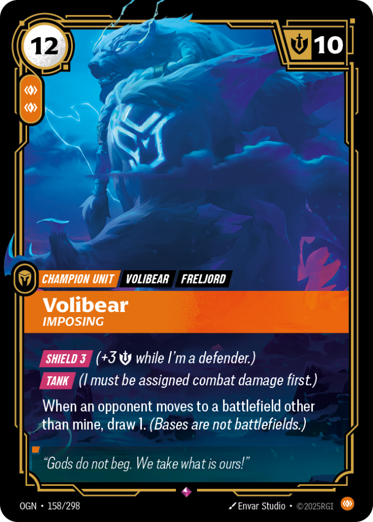 Volibear, Imposing OGN-158/298 – Origins – Foil