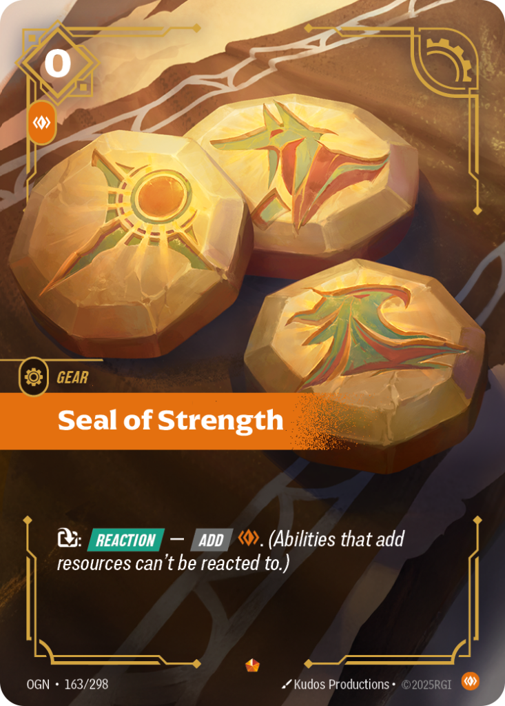 Seal of Strength OGN-163/298 – Origins – Foil
