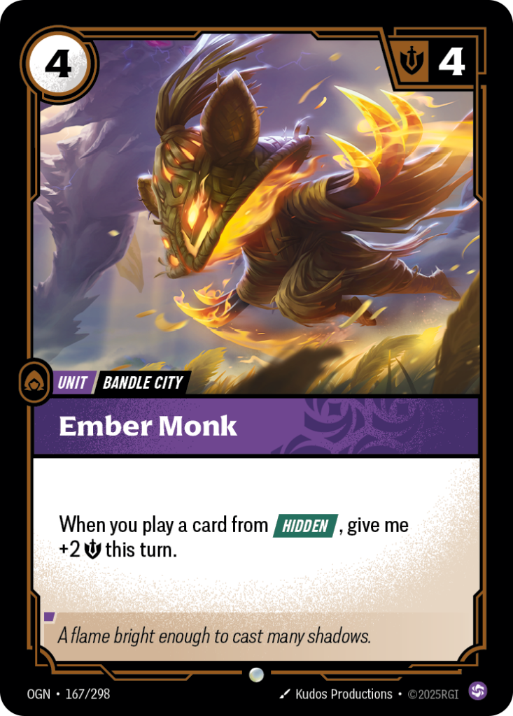 Ember Monk OGN-167/298 – Origins – Non-Foil