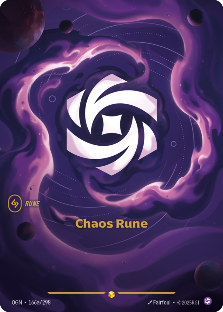 Chaos Rune OGN-166A/298 – Origins – Alternate Art Foil