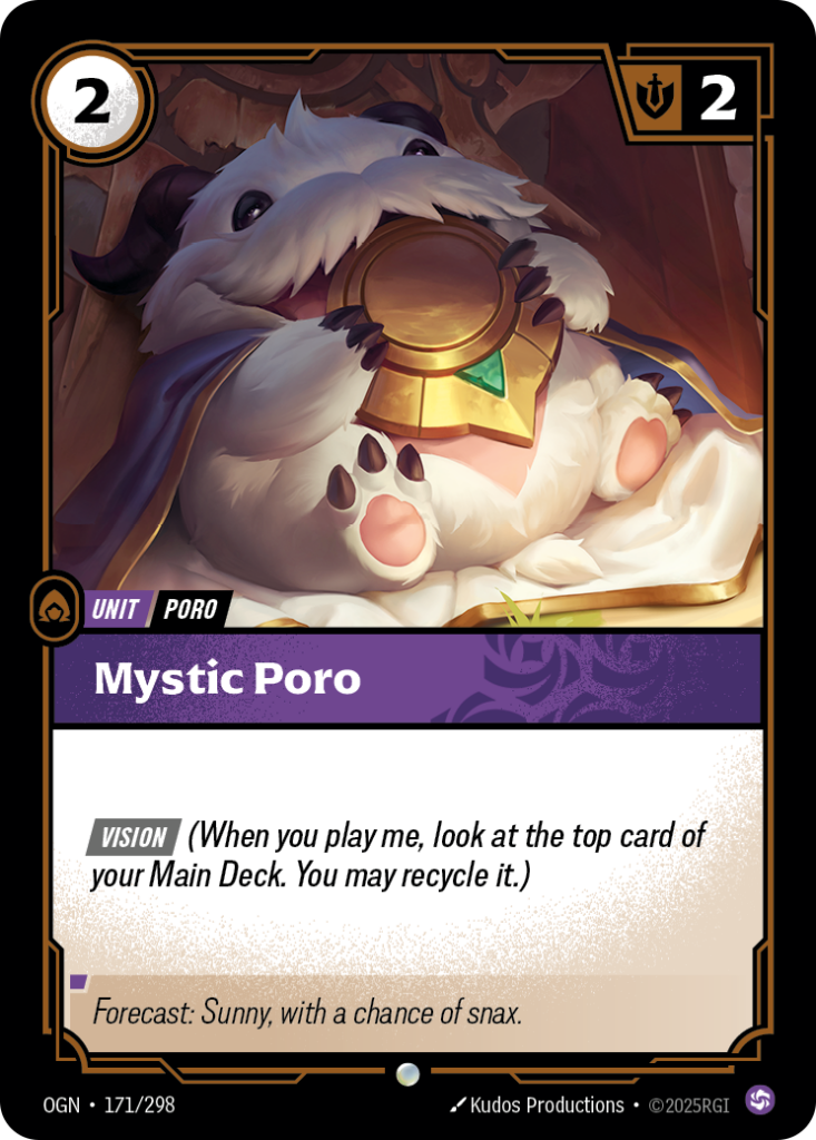 Mystic Poro OGN-171/298 – Origins – Non-Foil