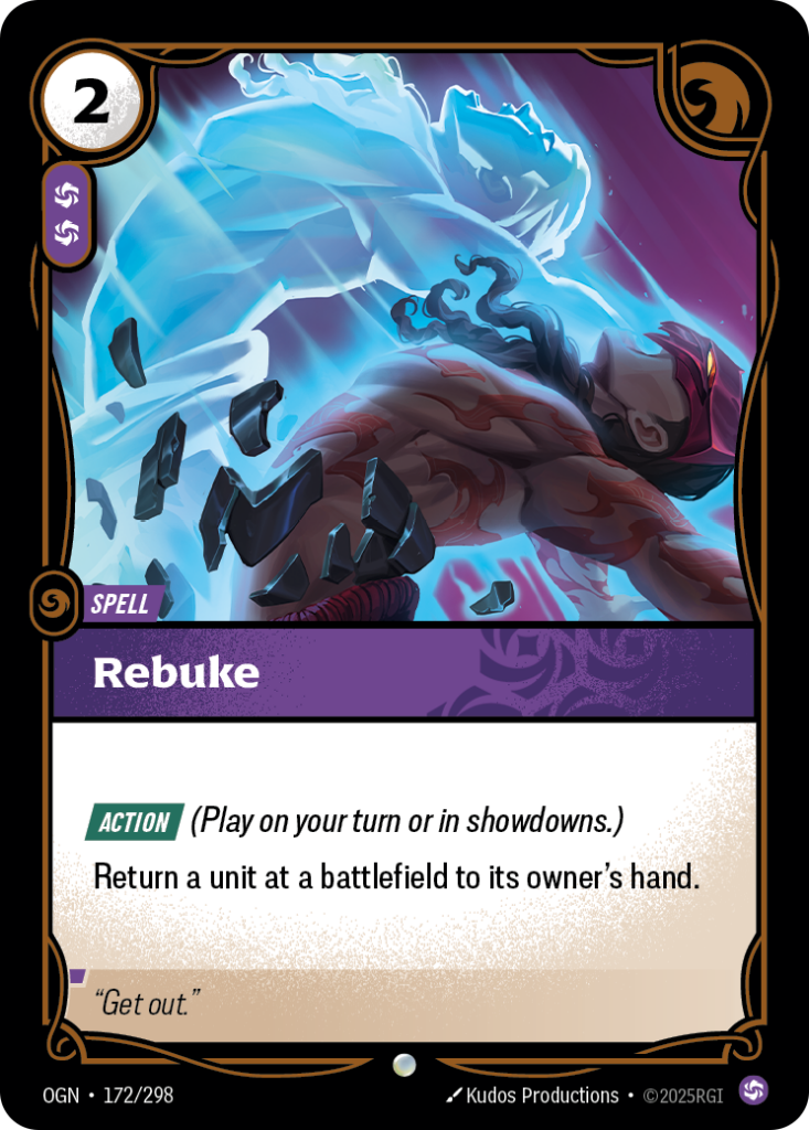 Rebuke OGN-172/298 – Origins – Non-Foil