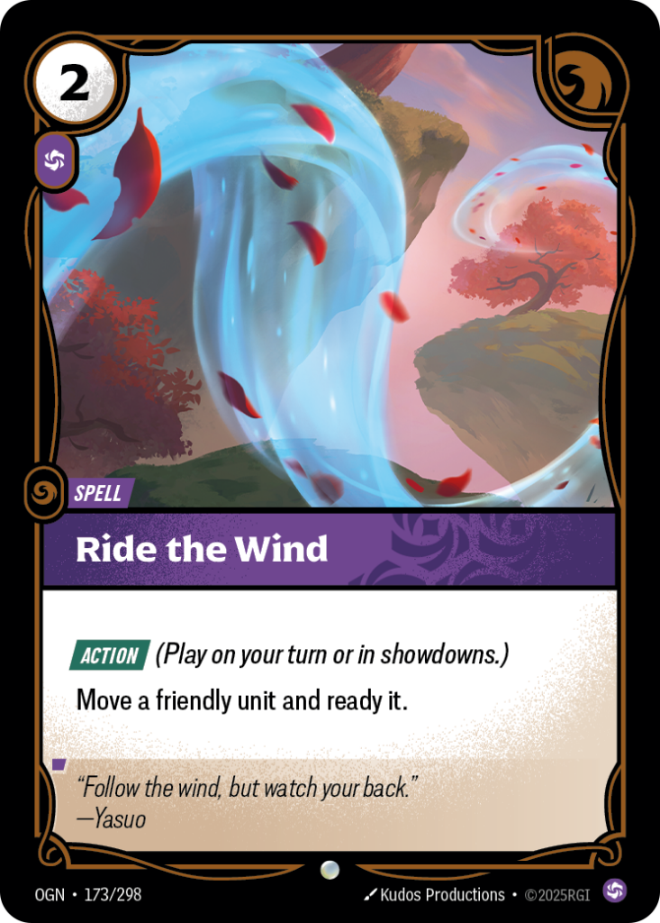 Ride the Wind OGN-173/298 – Origins – Foil