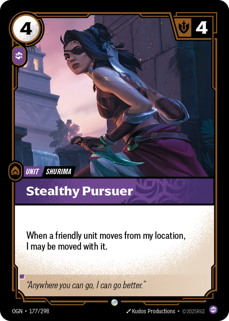 Stealthy Pursuer OGN-177/298 – Origins – Non-Foil