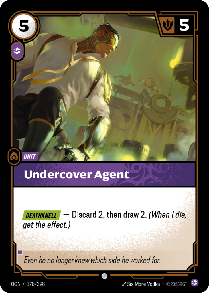 Undercover Agent OGN-178/298 – Origins – Non-Foil