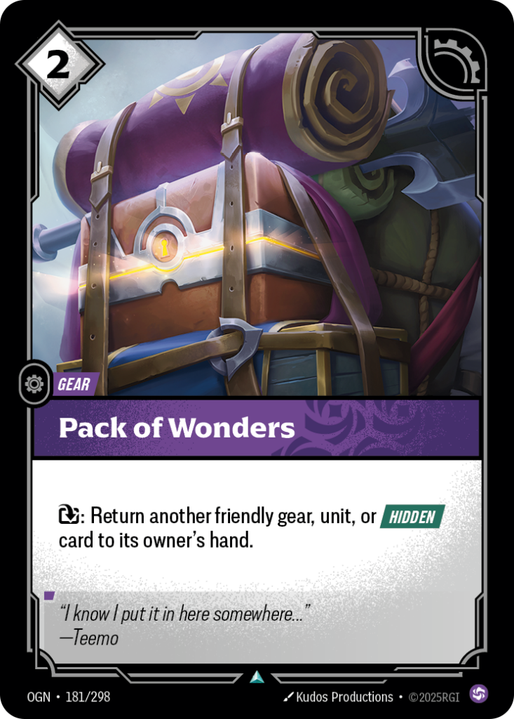 Pack of Wonders OGN-181/298 – Origins – Foil